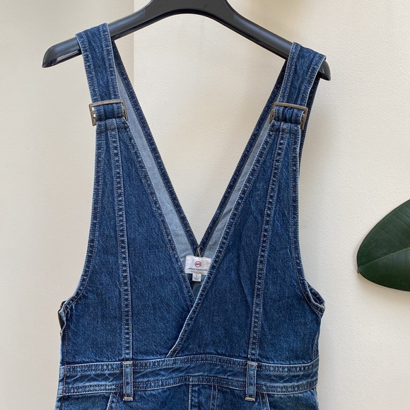 AG Adriano Goldschmied Mabel Denim Overalls Sz S - Picture 4 of 9